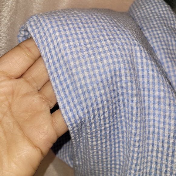 Baby blue checked shirt - Picture 4 of 4